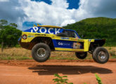 A picape V8, com carroceria simplificada, disputando o Rally dos Sertões de 2020 (fonte: portal grandepremio).