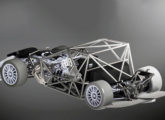 Chassi do carro para provas P2 Endurance, projetado para a equipe JDavid.