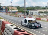 Primeiros testes do Giaffone P2, com a carenagem incompleta, no Kartódromo Internacional Granja Viana, em janeiro de 2021.