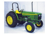 John Deere 5403, de 2001, este um dos menores tratores nacionais da marca, na época.