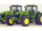 Tratores 7715 e 7815, lançados com a inauguração da nova fábrica da John Deere, em Montenegro.