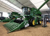 Colheitadeira S4 no stand da John Deere na feira Expodireto Cotrijal 2026, ano de lançamento do equipamento (foto: portal revistacultivar).
