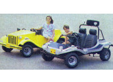 Carros infantis Joninho e Buguinho, da Joni; a empresa esteve presente, com stand próprio, no II Salão do Veículo Fora-de-Série, em 1987.
