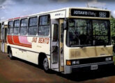 Mais uma cópia da Marcopolo: protótipo do urbano City para chassis com motor traseiro; nas cores da Viação São Bento, acabou não entrando em produção (fonte: portal onibusbrasil).