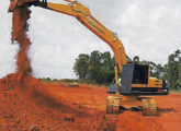 Escavadeira hidráulica P150, a primeira nacional da Komatsu (fonte: João Luiz Knihs).