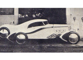 Magnífica aerodinâmica tinha o automóvel construído por Joachim Küsters, em 1930, na Bahia; seu criador aparece à esquerda (fonte: Motor3).