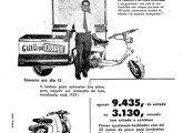 Publicidade de março de 1959 explorando o potencial da Lambretta na realização de atividades urbanas.