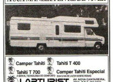 Publicidade de 1985 mostrando a linha Tahiti.