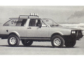 VW Saveiro ao estilo off-road, criação da Lucipa.