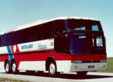 Paradiso 1150 de 1996 com mecânica Mercedes-Benz O400 RSD nas cores da Viação Normandy do Triângulo,do Rio de Janeiro (RJ) (fonte: Jorge A. Ferreira Jr.).