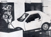 Nesta foto do final de 1987 o Mignone é apresentado junto do motor de dois cilindros Itala que o equiparia (fonte: Oficina Mecânica).