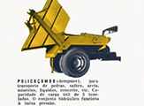 Antes de ingressar no mercado de gruas e empilhadeiras a Madal produzia implementos rodoviários e agrícolas, como mostra este anúncio de outubro de 1968.