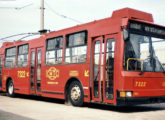 Um trólebus da mesma série visto pelo lado oposto (foto: Waldemar Freitas Junior / revistaportaldoonibus).