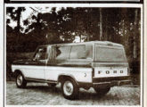 Ford F-100 com capota Manfro em publicidade de 1982 (fonte: Jorge A. Ferreira Jr.).