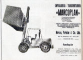 Publicidade de dezembro de 1967, certamente das primeiras da Marcoplan (fonte: Jorge A. Ferreira Jr.).