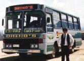 Sanremo em chassi curto OF na frota da Dhino's, operadora chilena atuando na região de Valparaíso. 