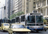Sanremo em chassi Scania no trânsito carioca em 1980 - raríssima ocorrência de ônibus pesado no transporte público do Rio de Janeiro à época (fonte: Marcelo Almirante).