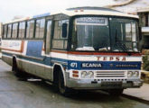 Marcopolo SE sobre chassi Scania exportado para a empresa peruana Tepsa.