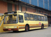 Trólebus da mesma família, em 2017 treinando motoristas da empresa Metra, operadora metropolitana de São Paulo (SP) (foto: Dalmo Pereira da Costa / onibubrasil).