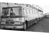 Três Marcopolo em chassis Scania B-110 operados pela tradicionalíssima Nossa Senhora da Penha, de Curitiba (PR) (fonte: Abrati).