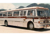 Um Marcopolo II - a versão atualizada com janelas laterais mais amplas - pertencente à empresa Única, operadora da ligação Rio-Petrópolis (RJ); o chassi era o usual Scania B76 (fonte: Ivonaldo Holanda de Almeida / ciadeonibus).