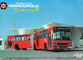 Carroceria padron Sanremo II em material publicitário do chassi articulado Volvo B58 (fonte: Jorge A. Ferreira Jr.).