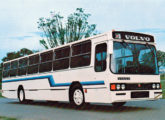 Sanremo II na versão intermunicipal ilustrando ficha técnica para o chassi Volvo B58 (fonte: Jorge A. Ferreira Jr.).  