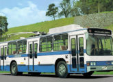 Trólebus Sanremo II para Araraquara (SP), com chassi Scania e sistema elétrico Ansaldo (fonte: Jorge A. Ferreira Jr.).