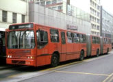 Biarticulado B58 aplicado às linhas troncais expressas do sistema integrado de Curitiba (foto: Wagner Domingos Ivanesken / onibusbrasil).