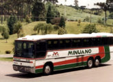 Viaggio 1100 sobre Volvo B10M de três eixos da operadora uruguaia Expreso Minuano (fonte: Ivonaldo Holanda de Almeida / onibusbrasil).