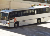 Marcopolo Allegro ainda operando, em 2017, no Aeroporto de Montevidéu, Uruguai (foto: LEXICAR).