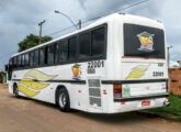 O ônibus da WS visto pela traseira (foto: Tiago Valério / onibusbrasil).
