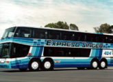 Paradiso DD em chassi Scania 8x2 do Expresso Singer, operadora rodoviária de Posadas, Argentina (fonte: Jorge A. Ferreira Jr.).