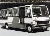 Os primeiros micros Junior utilizavam apenas chassis Mercedes-Benz L-608 D, como este, do Expresso Rio Guaíba, de Guaíba (RS) (fonte: Jorge A. Ferreira Jr.).