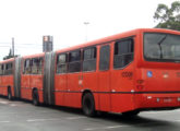 Ônibus semelhante, aplicado no sistema metropolitano de Curitiba (PR) (foto: Juverci de Melo das Neves / portaldoonibus).