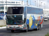 1550 G6 em chassi Scania K 380 de três eixos na frota da Jucel Tur, de Feira de Santana (BA) (foto: Bruno Michell / onibusbrasil).