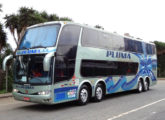 Paradiso DD sobre Scania K 124 IB da Pluma, operadora de transporte internacional de passageiros de Curitiba (PR) (foto: Jairo Barreiros / Ônibus & Cia).