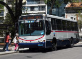 Torino 99 sobre chassi Mercedes-Benz OH-1318 da cooperativa uruguaia CUTCSA, em operação em Montevidéu em março de 2022 (foto: LEXICAR).