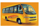 Modernizado na virada do século, o microônibus da Marcopolo foi batizado Senior 2000; na imagem, a versão sobre chassi VW 8.140 alongado.