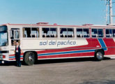 Marcopolo III com mecânica Mercedes-Benz operado no Chile pela empresa Sol del Pacifico (foto: Edgardo Garay / chilebuses).