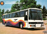 Marcopolo III sobre chassi Scania BR 115, com motor traseiro, em material publicitário do fabricante (fonte: Jorge A. Ferreira Jr.).