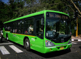 Chassi urbano Tata com carroceria Marcopolo, fruto da joint-venture assinada em 2005 com a empresa indiana; o ônibus da foto operava na cidade de Chandigarh.