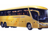 Em 2009 chegou a moderníssima Geração 7 de rodoviários; na imagem, Paradiso 1200, para chassis com motor traseiro acima de 350 cv.