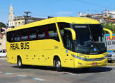 Paradiso 1200 sobre Scania K 310 B do Expresso Real Bus, de Campina Grande (PB), fotografado em João Pessoa em janeiro de 2019 (foto: Marcos Cabral Filho). 
