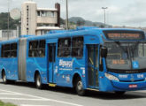 Articulado Mercedes-Benz com carroceria GranMetro da operadora Biguaçu, de Florianópolis (SC) (foto: Isaac Matos Preizner / imponibus).