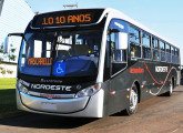 Em 2013 foi apresentada a versão da carroceria urbana GranMetro para chassis não articulados; o ônibus da imagem, com mecânica VW, pertenceu ao Expresso Nordeste, de Campo Mourão (PR).