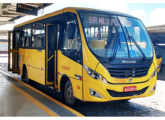 GranMicro S3 operando no transporte integrado urbano de Joinville (SC) (foto: Alexadre Francisco Gonçalves / egonbus).