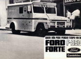 Carro-forte Massari em anúncio de 1969 para o Ford F-350.