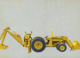 Ainda equipada com implementos importados, a primeira retroescavadeira Massey foi lançada em 1965.