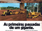 A diversificação da linha de produtos nacionais da Massey é o tema desta publicidade de março de 1972.